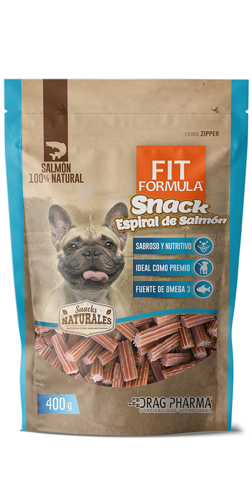 Fit Formula Snack Natural Espiral Salmon