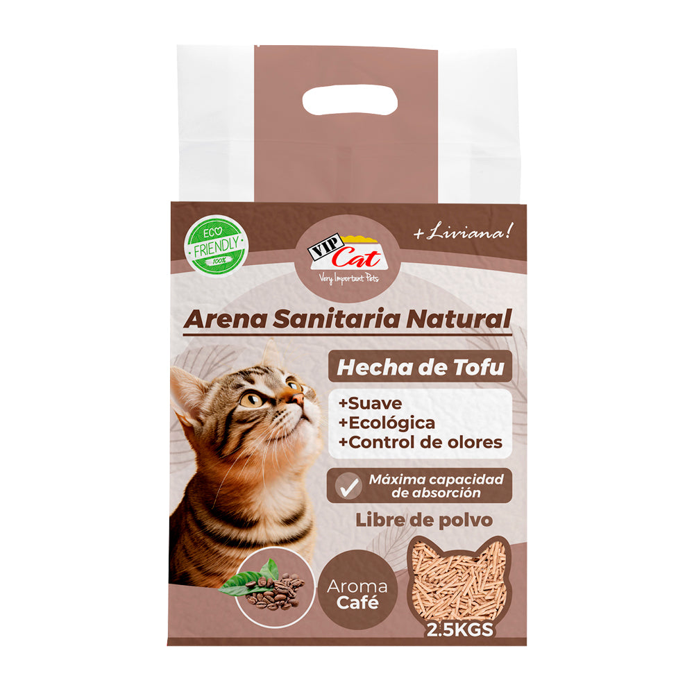 Arena VIP Cat Tofu Aglutinante Cafe 2.5 kg