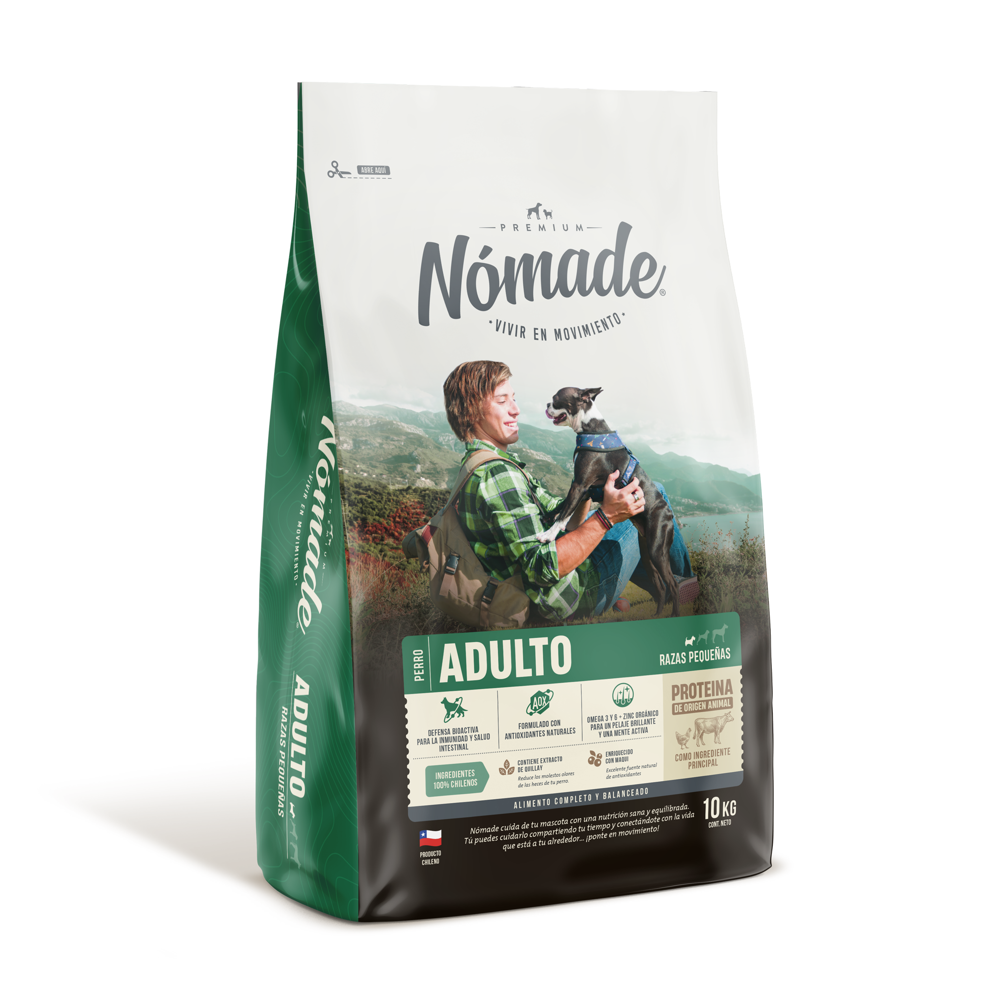 Nomade Adulto Rza Pqña 3kg