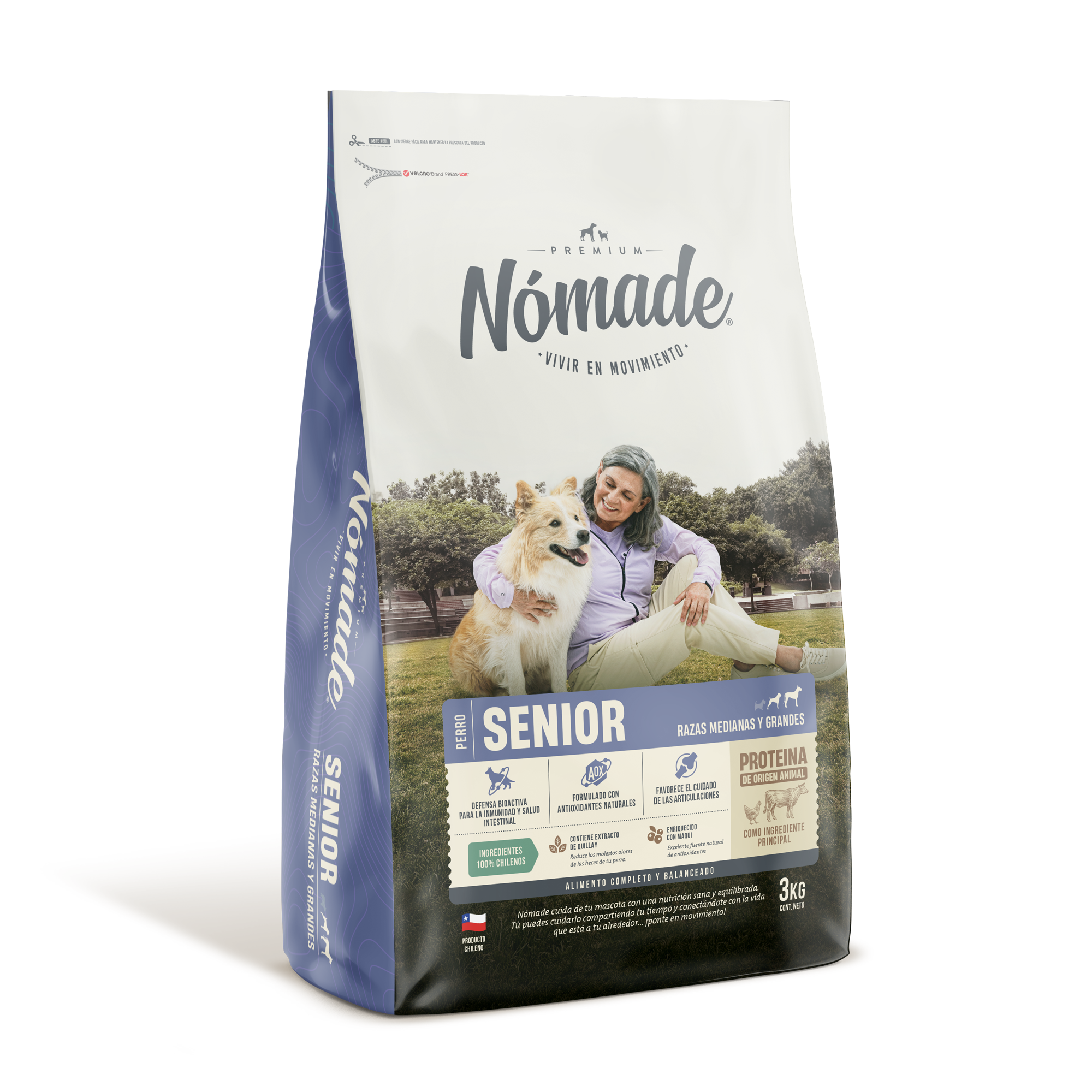 Nomade Senior Rzas Grandes 3kg