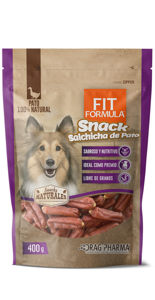 Fit Formula Snack Natural salchicha Pato