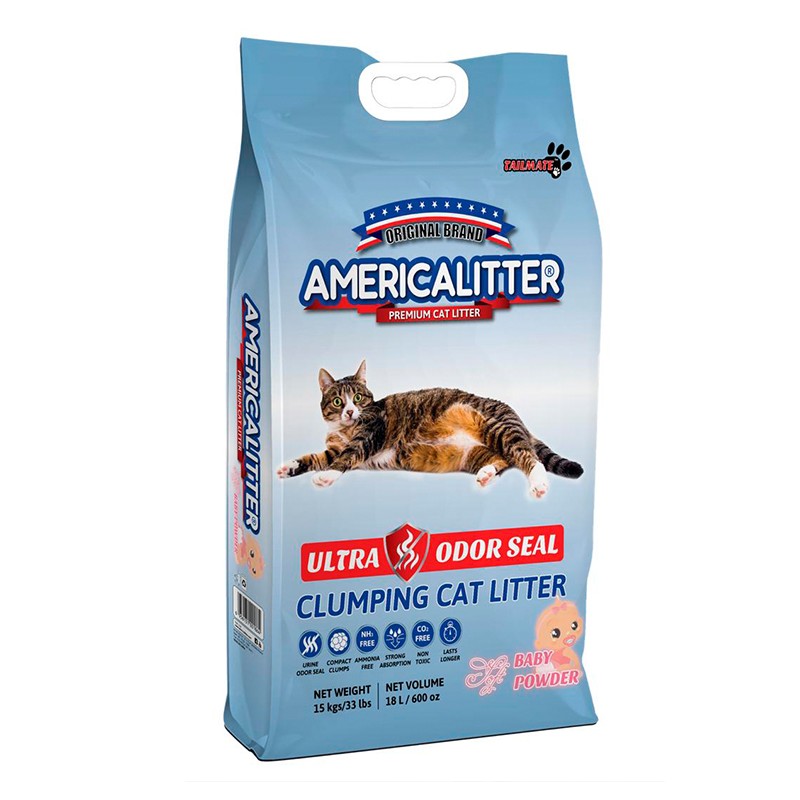 America Litter Baby Powder 7Kg