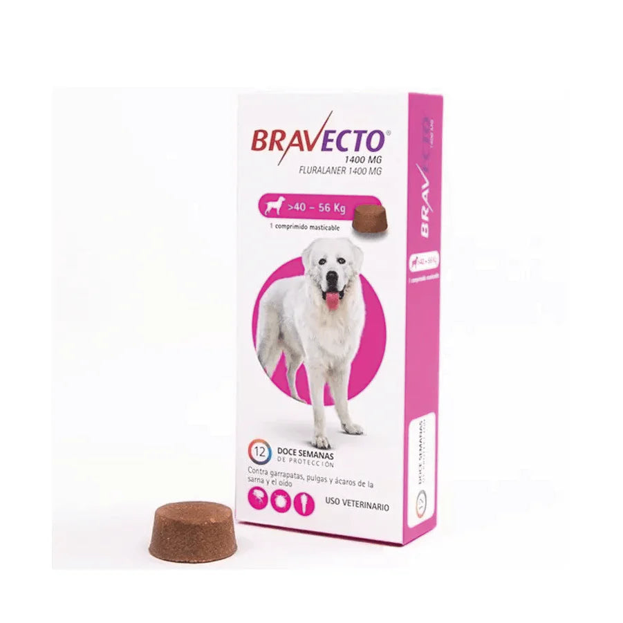 Bravecto Perro 40-56kg (1400mg)