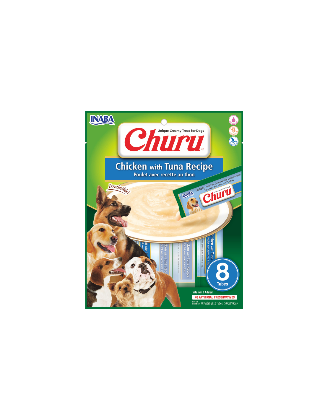 Churu Perro Sabor Pollo y Atun