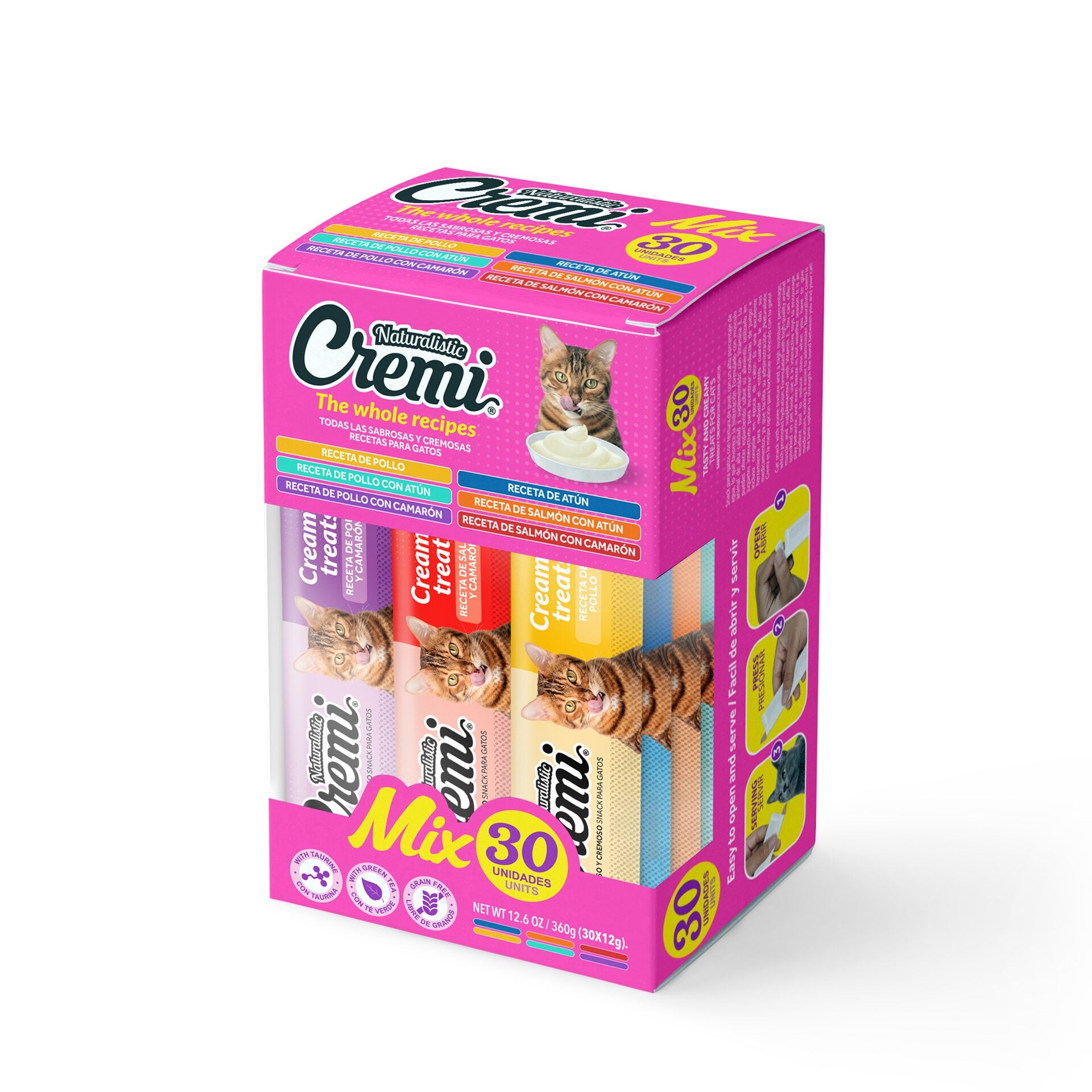 Snack Gatos Cremi The Whole Recipes 30un