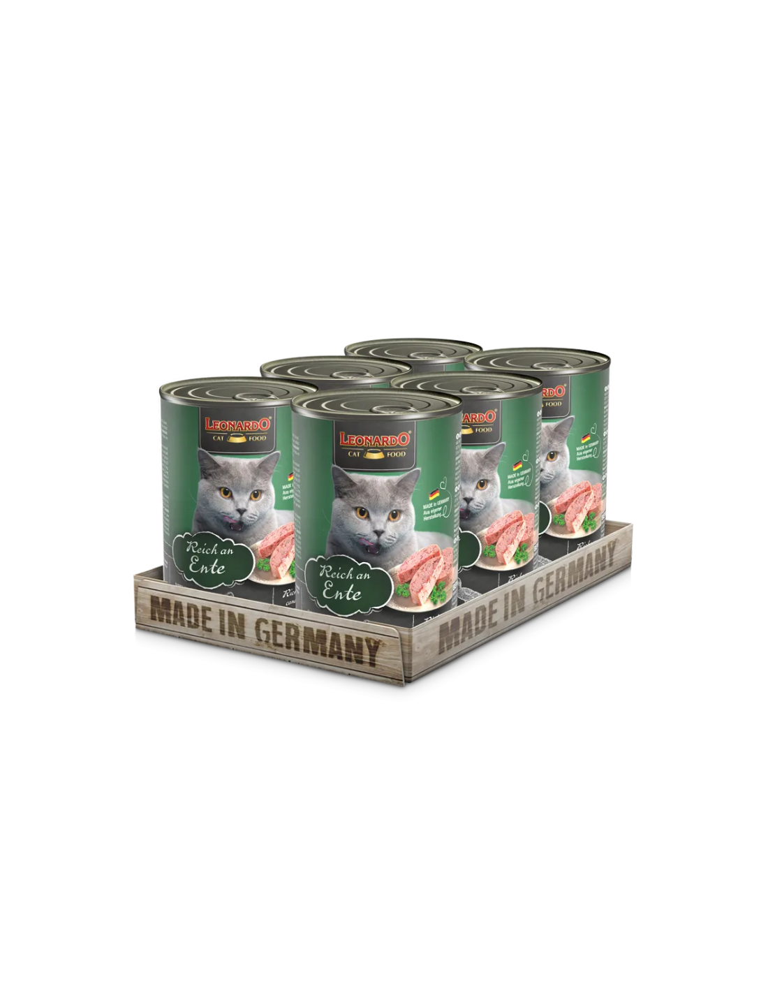Leonardo Alimento Húmedo Pato Pack 6 Latas 400gr