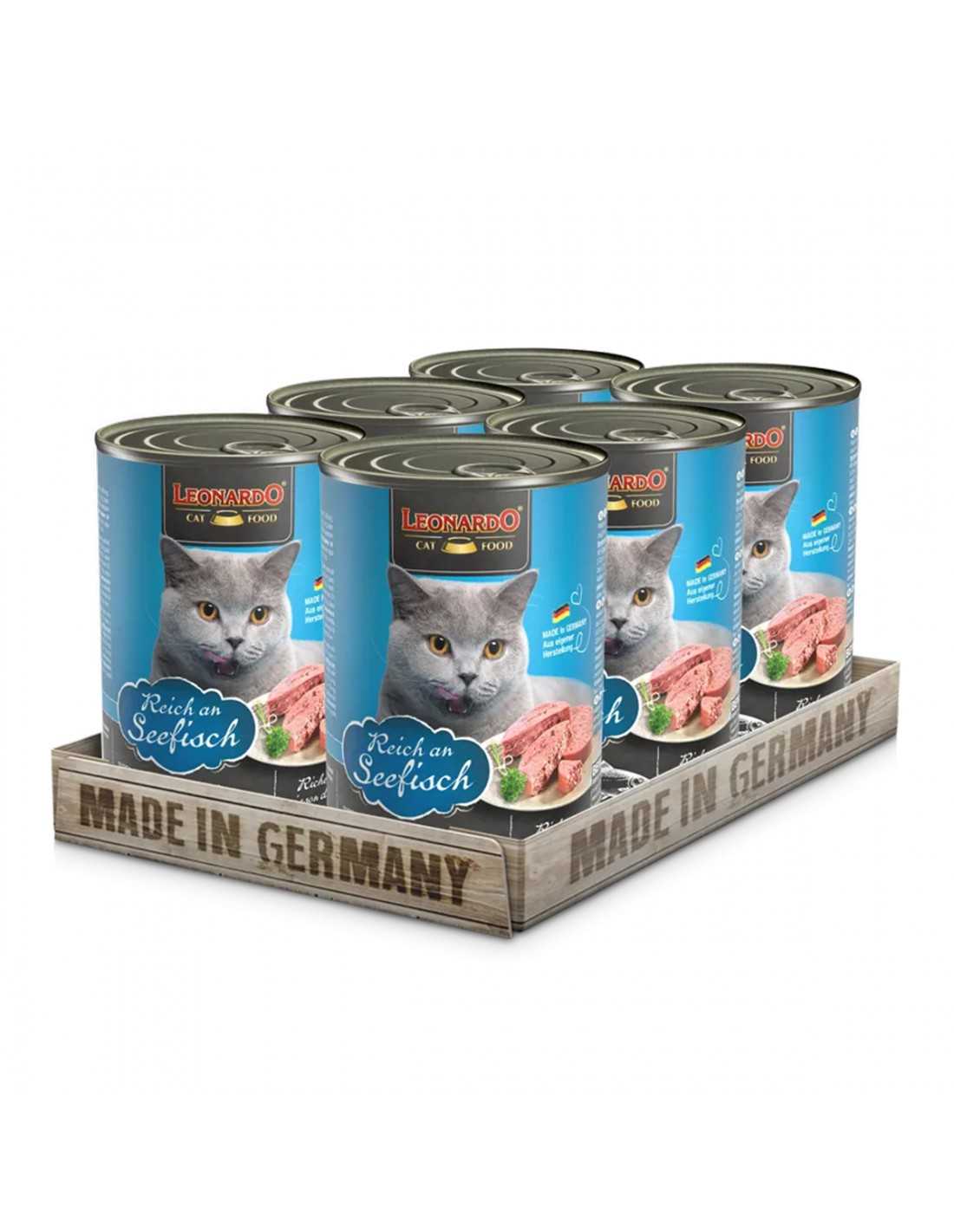 Leonardo Alimento Húmedo Pescado Pack 6 Latas 400gr
