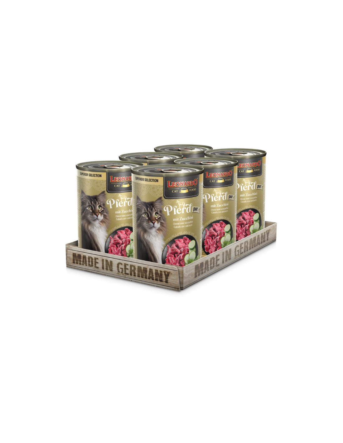 Leonardo Alimento Húmedo Caballo Pack 6 Latas 400gr
