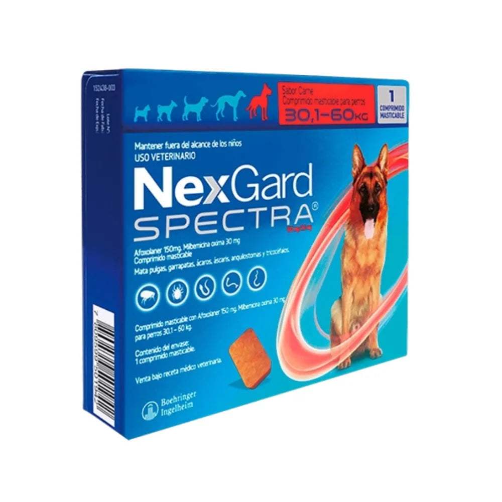 Nexgard Spectra 30 - 60kg 1 Comprimido